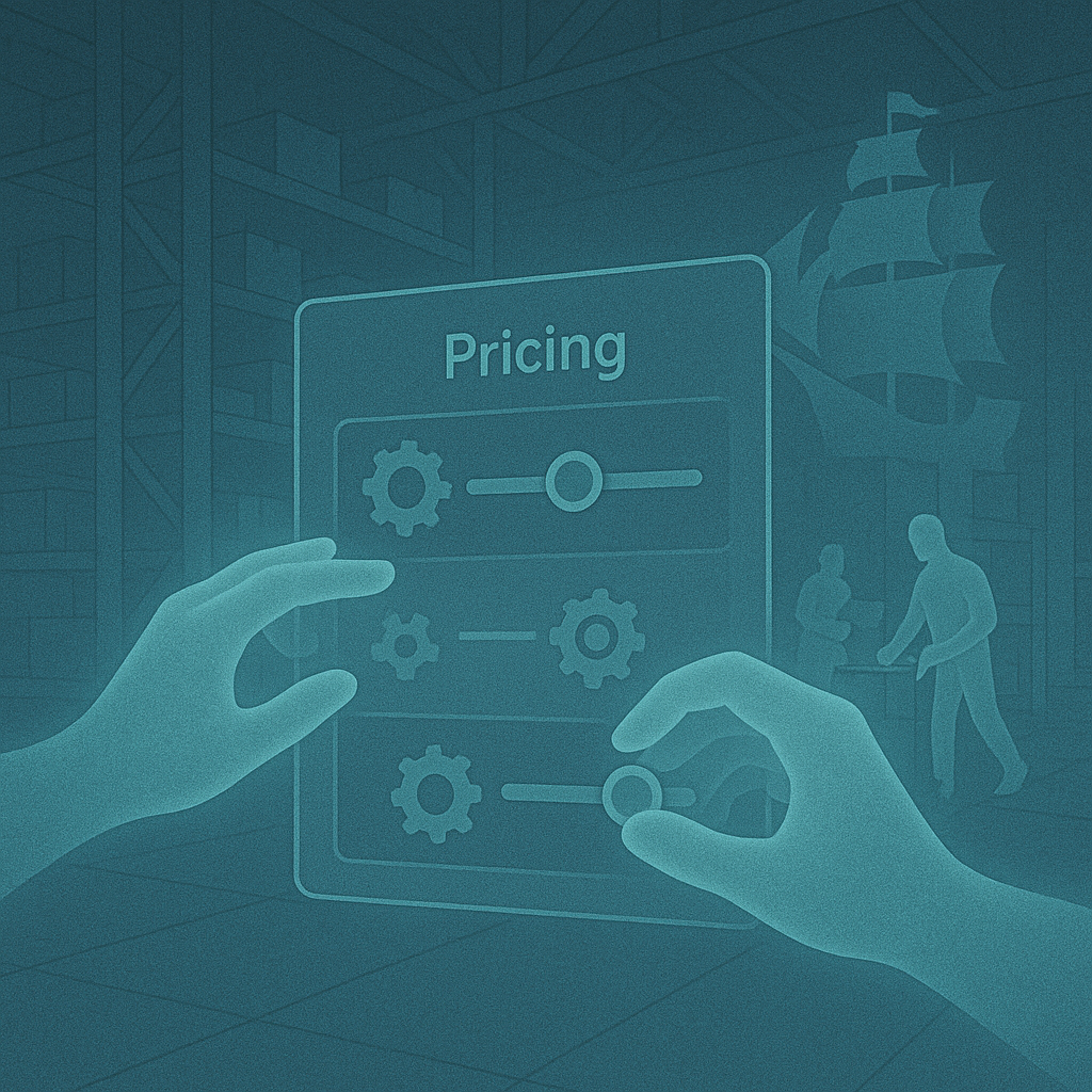 Ghost Ship Pro pricing visualization showing flexible, transparent pricing